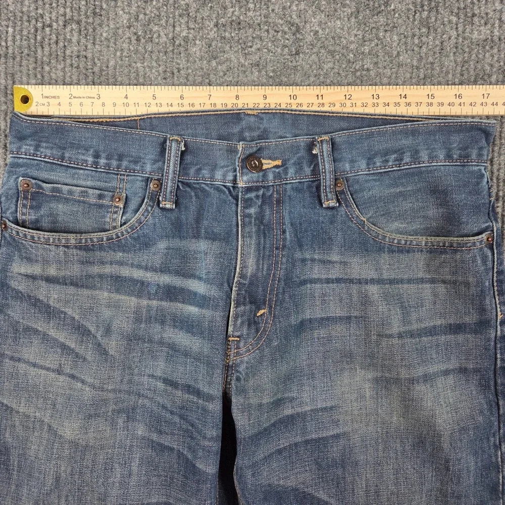 Levis 514 Mens Straight Fit Jeans‎ Medium Wash Blue Denim W34 L30 0413